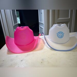 Neon cowboy hats